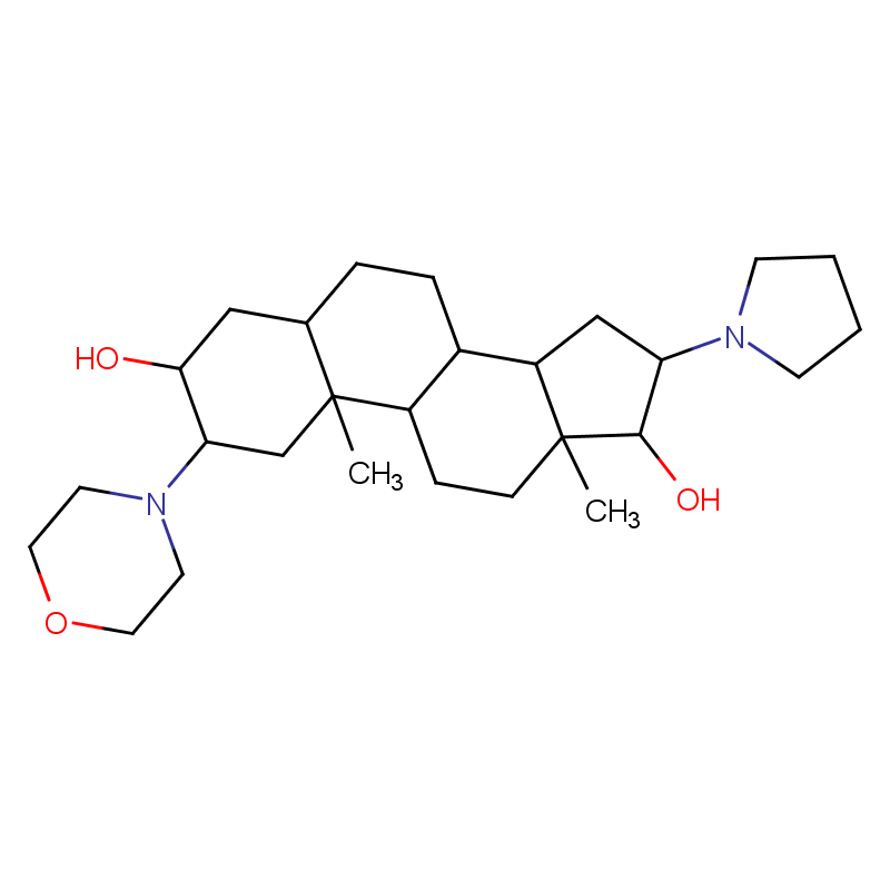 (2b,3a,5a,16b,17b)-2-(4-Morpholinyl)-16-(1-pyrrolidinyl)androstane-3,17-diol