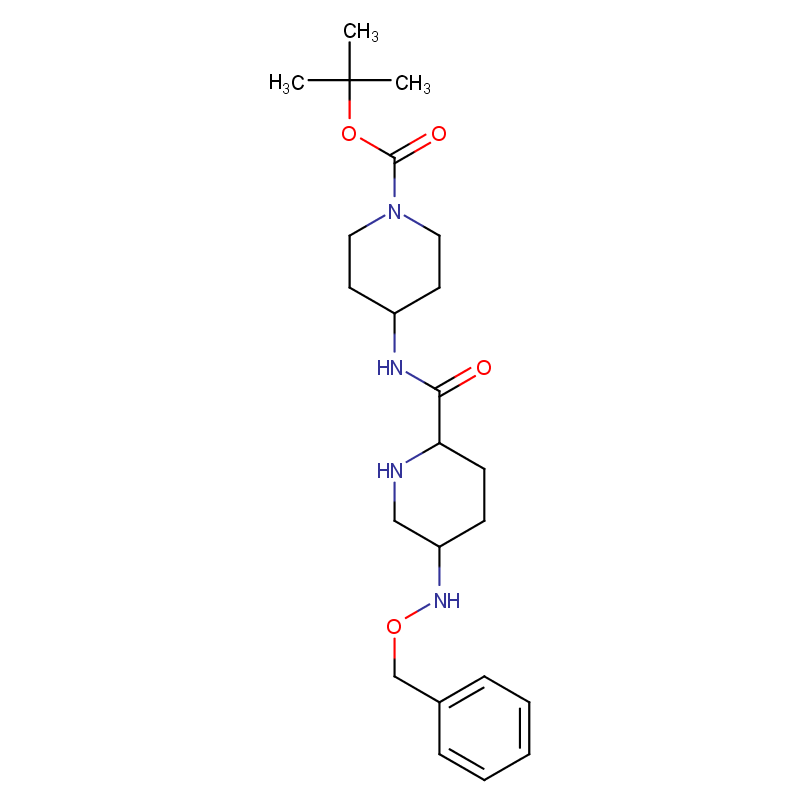 4-(((2S,5R)-5-(苄氧氨基)哌啶-2-羧酰胺基)哌啶-1-羧酸叔丁酯