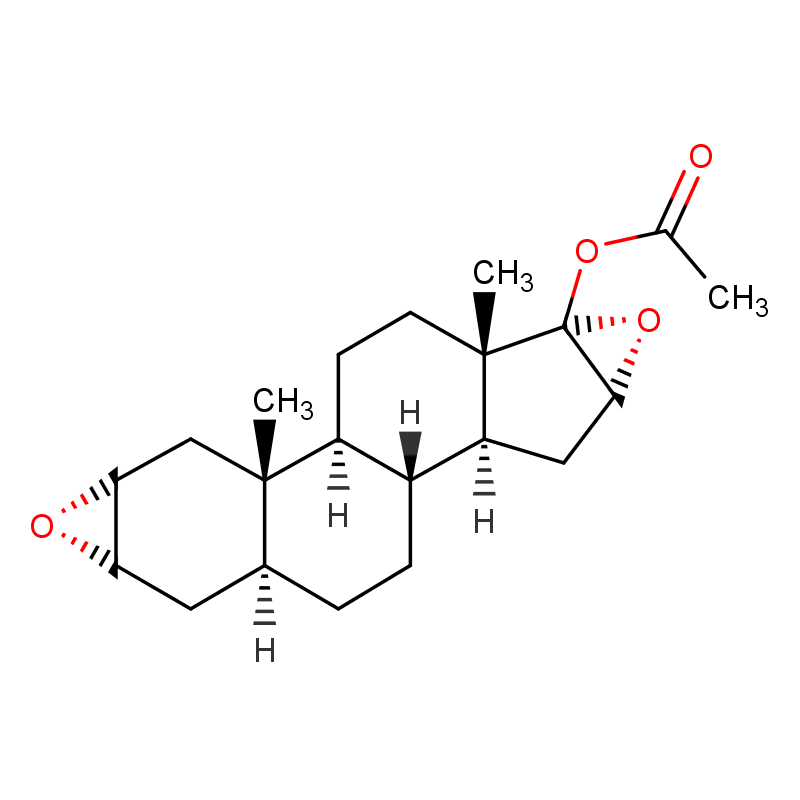 2α,3α,16α,17α-双环氧雄甾-17β-羟基-5α-醋酸酯